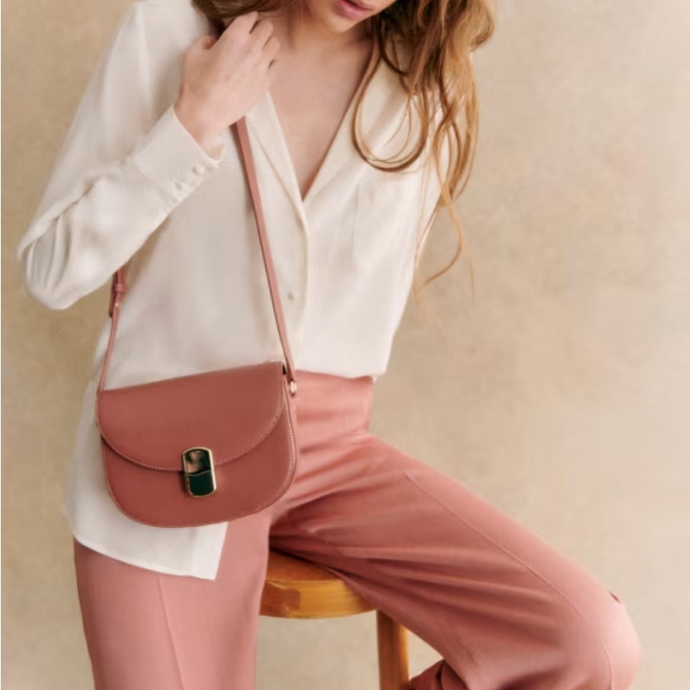 Sézane Cream Blouse
